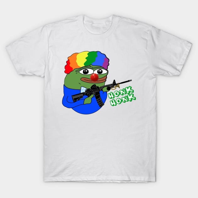 Honk Honk Pepe T-Shirt by bakerjrae